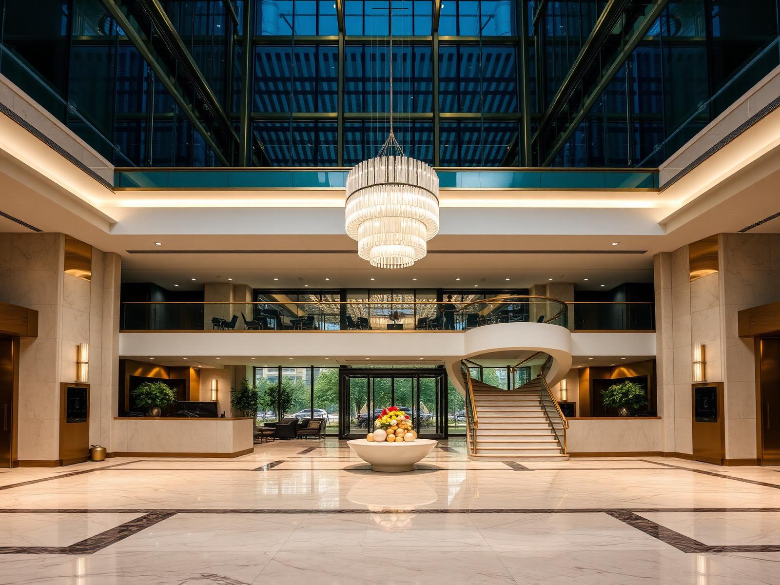 Atrium Office Lobby